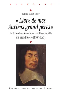 "Livre de mes Anciens grand pères"_cover