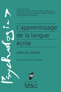 L’apprentissage de la langue écrite_cover