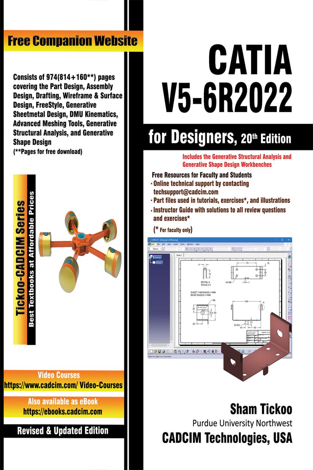 PDF] CATIA V5-6R2022 for Designers, 20th Edition by Prof. Sham
