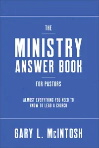 The Ministry Answer Book for Pastors_cover