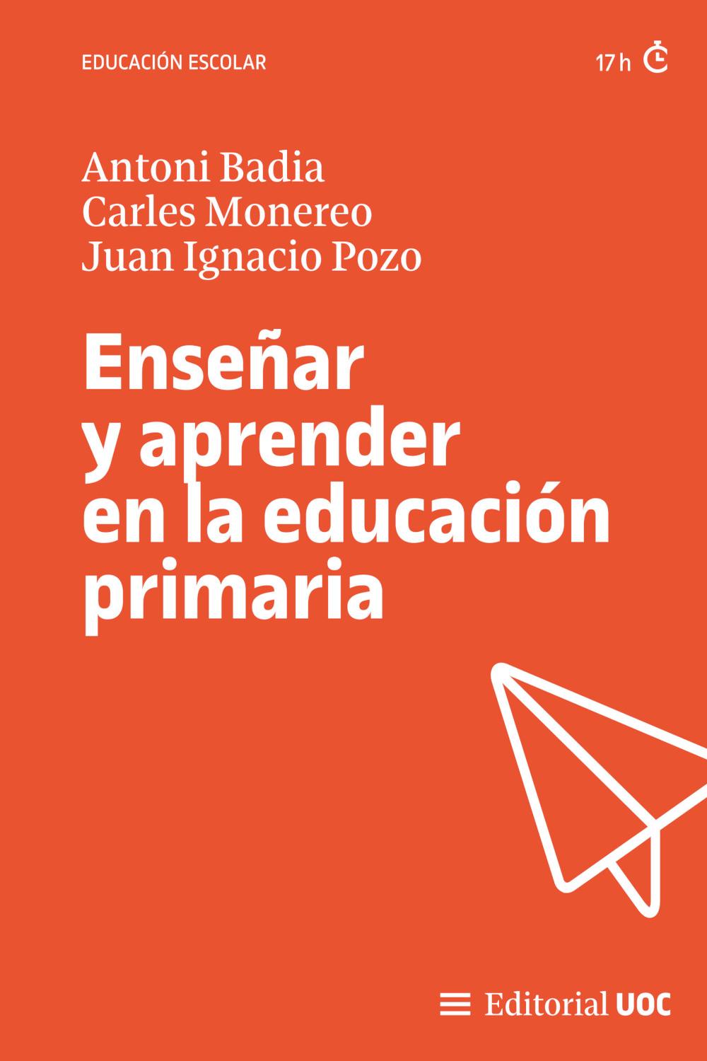 PDF] Enseñar y aprender en la educación primaria de Badia () | 9788411660679