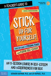 A Teacher's Guide to Stick Up for Yourself!_cover