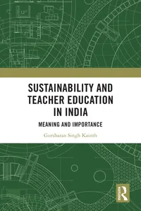 Sustainability and Teacher Education in India_cover
