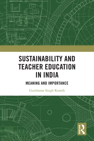 Sustainability and Teacher Education in India