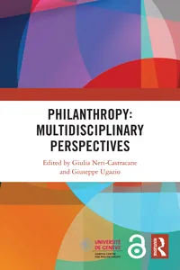 Philanthropy: Multidisciplinary Perspectives_cover