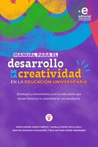 Manual para el desarrollo de la creatividad en la educación universitaria_cover