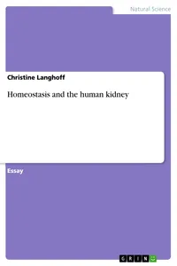 Homeostasis and the human kidney_cover