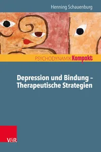 Depression und Bindung – Therapeutische Strategien_cover