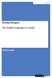 The English Language in Canada_cover