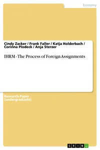IHRM - The Process of Foreign Assignments_cover