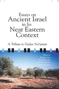 Essays on Ancient Israel in Its Near Eastern Context_cover