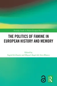 The Politics of Famine in European History and Memory_cover