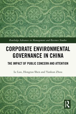 Corporate Environmental Governance in China