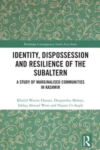 Identity, Dispossession and Resilience of the Subaltern_cover