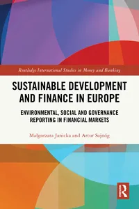 Sustainable Development and Finance in Europe_cover