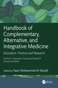 Handbook of Complementary, Alternative, and Integrative Medicine_cover