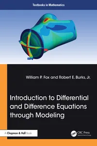 Introduction to Differential and Difference Equations through Modeling_cover
