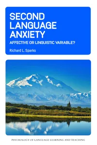 Second Language Anxiety