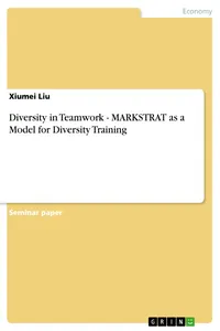Diversity in Teamwork - MARKSTRAT as a Model for Diversity Training_cover