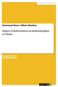 Impact of deforestation on medicinal plants in Ghana_cover