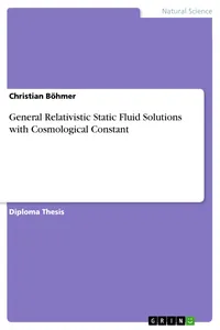 General Relativistic Static Fluid Solutions with Cosmological Constant_cover