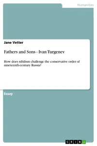 Fathers and Sons - Ivan Turgenev_cover