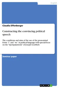 Constructing the convincing political speech_cover