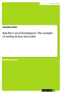 Raja Rao's novel Kanthapura - The example of uniting fiction and reality_cover