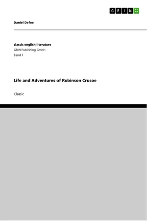 Life and Adventures of Robinson Crusoe