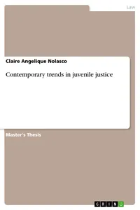 Contemporary trends in juvenile justice_cover