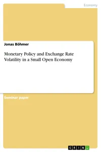 Monetary Policy and Exchange Rate Volatility in a Small Open Economy_cover