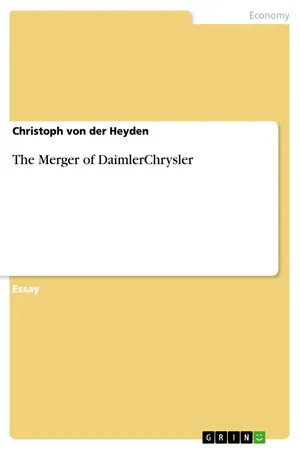The Merger of DaimlerChrysler