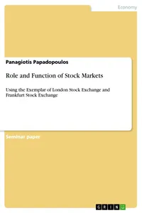 Role and Function of Stock Markets_cover