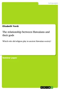 The relationship between Hawaiians and their gods_cover