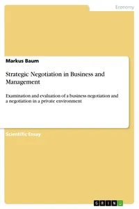 Strategic Negotiation in Business and Management_cover