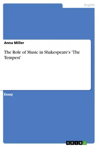 The Role of Music in Shakespeare's 'The Tempest'_cover