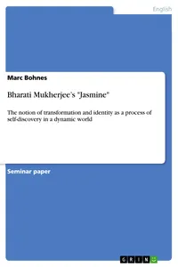 Bharati Mukherjee's "Jasmine"_cover