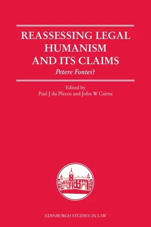 Reassessing Legal Humanism and its Claims