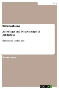 Advantages and Disadvantages of Arbitration_cover