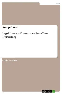 Legal Literacy: Cornerstone For A True Democracy_cover