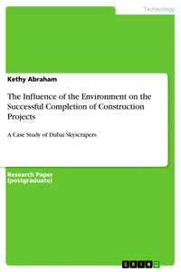 The Influence of the Environment on the Successful Completion of Construction Projects_cover