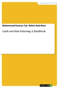 Lamb and Kids Fattening. A Handbook_cover