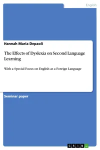 The Effects of Dyslexia on Second Language Learning_cover