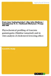 Phytochemical profiling of Garcinia gummi-gutta and in vitro analysis of cholesterol lowering effect_cover