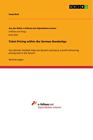 Ticket Pricing within the German Bundesliga
