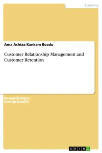 Customer Relationship Management and Customer Retention_cover