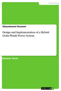 Design and Implementation of a Hybrid Power System_cover