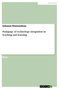 Pedagogy of technology integration in teaching and learning_cover