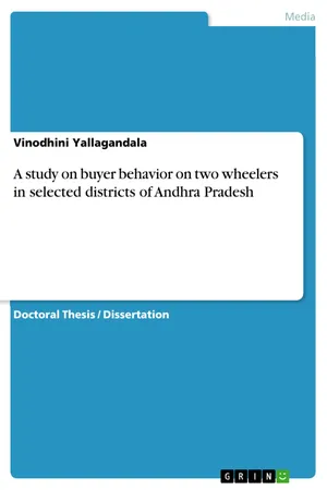 A study on buyer behavior on two wheelers in selected districts of Andhra Pradesh
