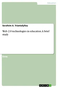 Web 2.0 technologies in education. A brief study_cover